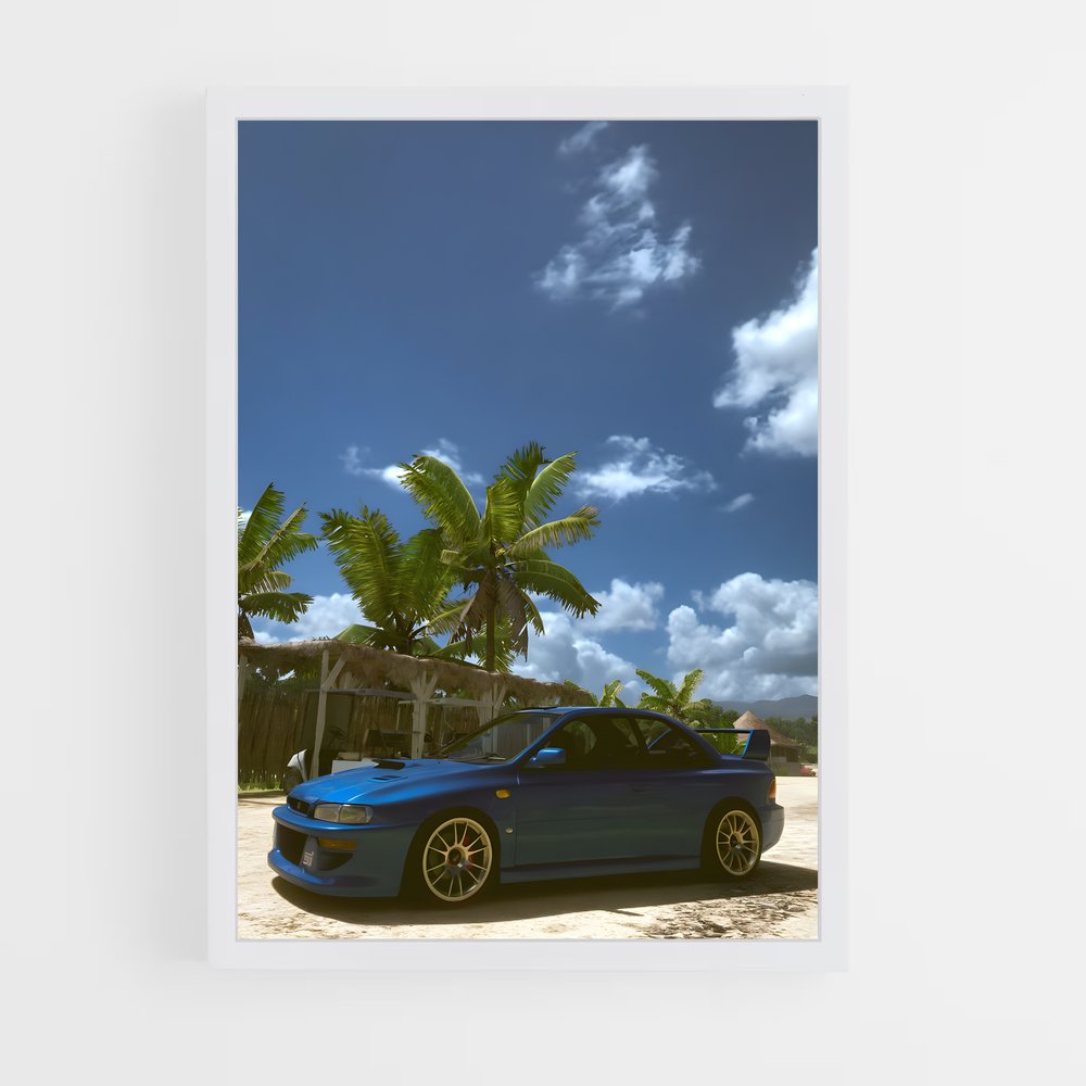 Poster Impreza b sti magnifique – affiche Subaru (vue 3)
